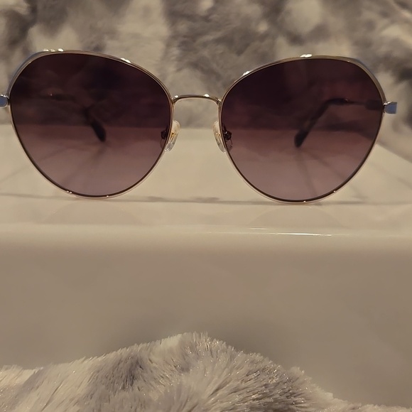 Kate Spade Women\'s Octavia Gold Blue Brown Gradient Sunglasses Brand New In Case main image 6